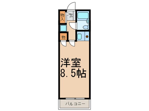 東洋マンションの物件間取画像